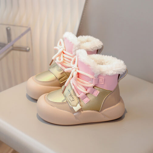 Kid’s Snow Boots Girls Boys Cute Winter Shoes