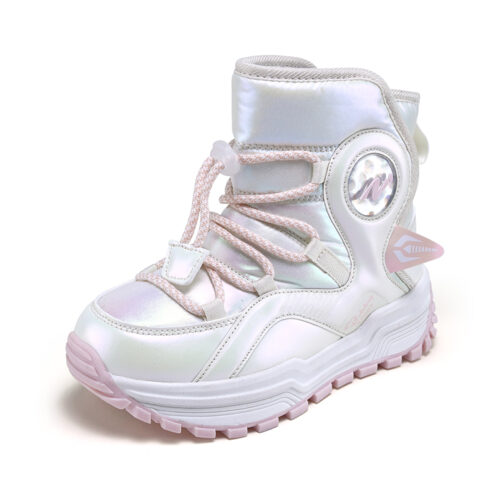 Kid’s Snow Boots Girls Boys Fur Winter Shoes