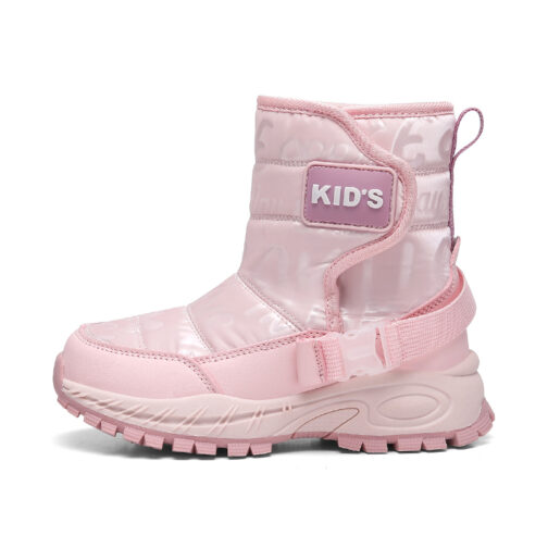 Kids Snow Boots Girls Boys Hight Top Winter Shoes