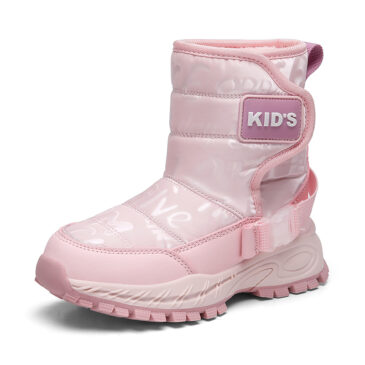 Kids Snow Boots Girls Boys Hight Top Winter Shoes