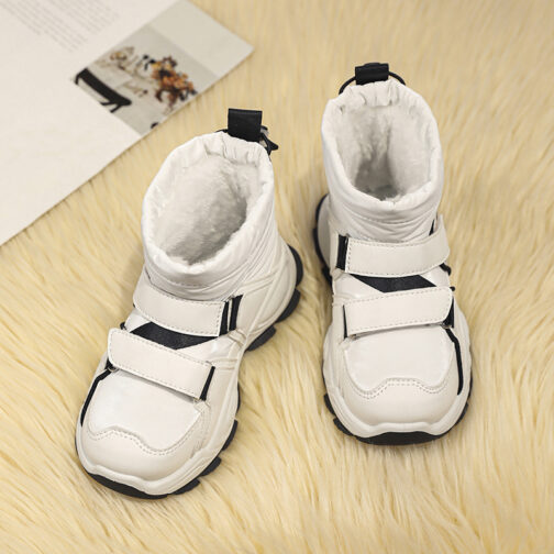 Kids Snow Boots Girls Boys Stylish Winter Shoes 13