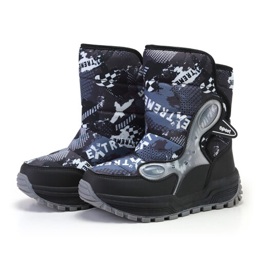 Kids Snow Boots Girls Boys Waterproof Winter Shoes