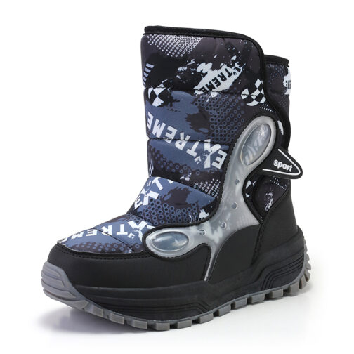 Kids Snow Boots Girls Boys Waterproof Winter Shoes