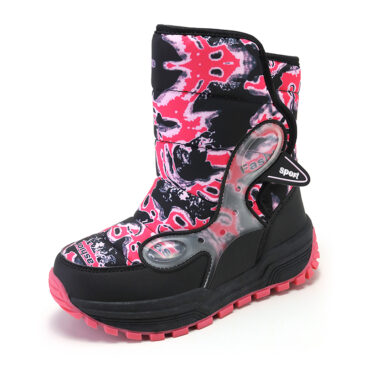 Kids Snow Boots Girls Boys Waterproof Winter Shoes