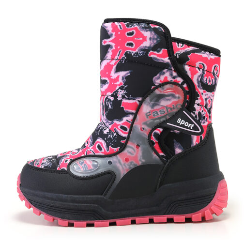 Kids Snow Boots Girls Boys Waterproof Winter Shoes