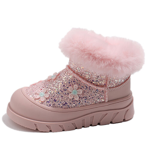 Kid’s Snow Boots Girls Cute Winter Shoes