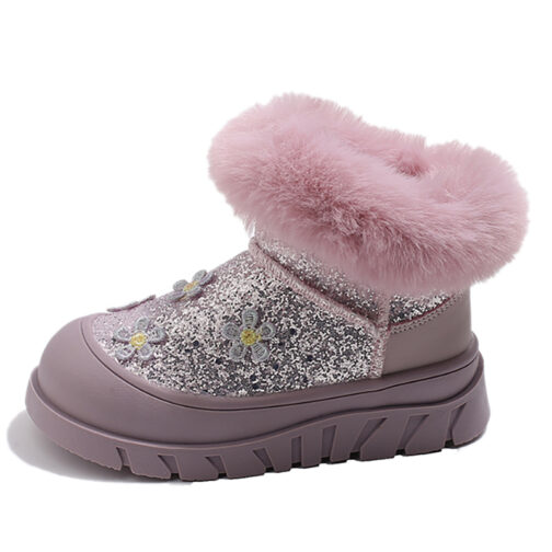 Kid’s Snow Boots Girls Cute Winter Shoes