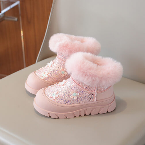 Kid’s Snow Boots Girls Cute Winter Shoes