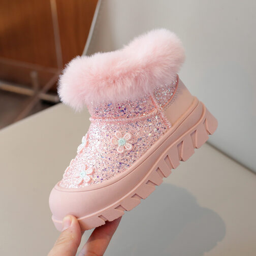 Kid’s Snow Boots Girls Cute Winter Shoes