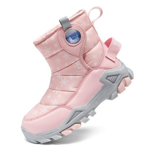 Kids Snow Boots Girls Fashion Winter Shoes