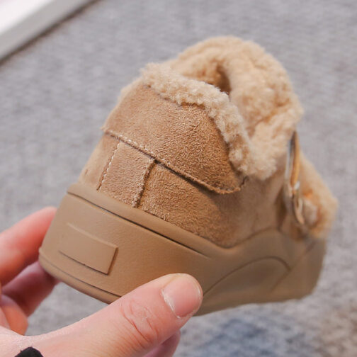 Kids Snow Boots Girls Low Winter Sneakers 11