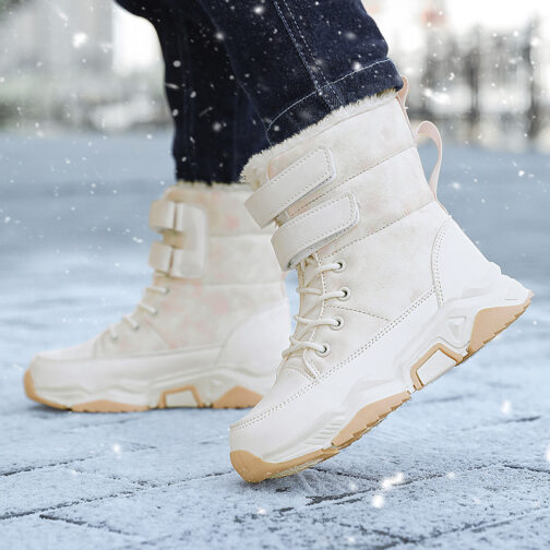 Kids Snow Boots Girls Waterproof Winter Shoes