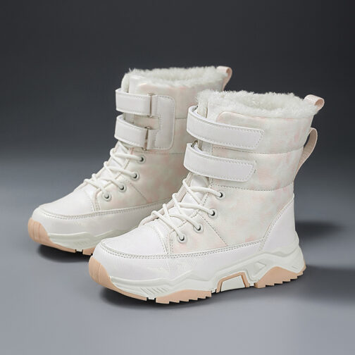 Kids Snow Boots Girls Waterproof Winter Shoes