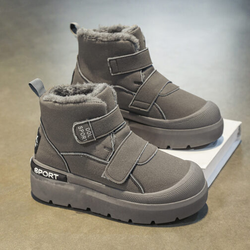 Kids Winter Boots Boys Low Snow Boots