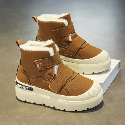 Kids Winter Boots Boys Low Snow Boots