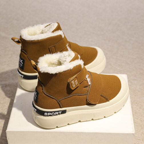 Kids Winter Boots Boys Low Snow Boots