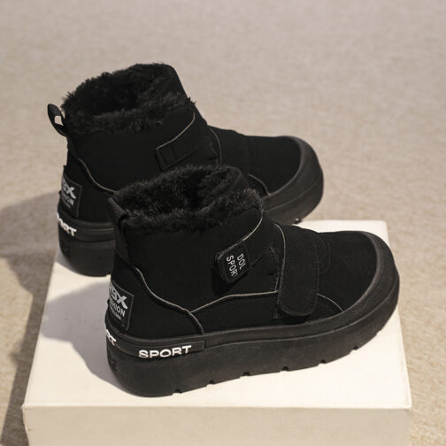 Kids Winter Boots Boys Low Snow Boots