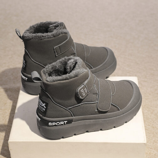 Kids Winter Boots Boys Low Snow Boots